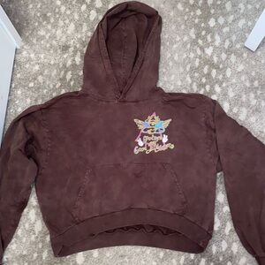 Boys Lie brown hoodie